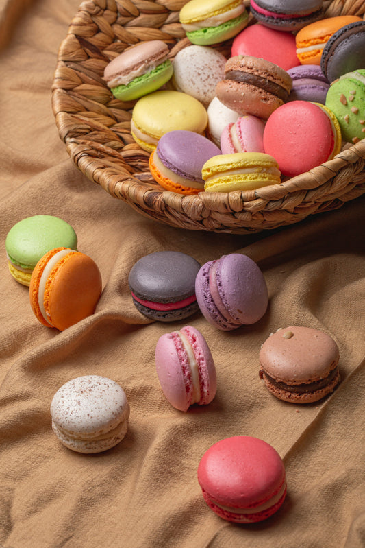 Small Jar Popcorn Macaron